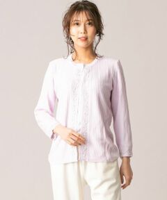 Leilian PLUS HOUSE / レリアンプラスハウス カーディガン・ボレロ | 【CORSINI & PROTI】フラワー刺繍カーディガン