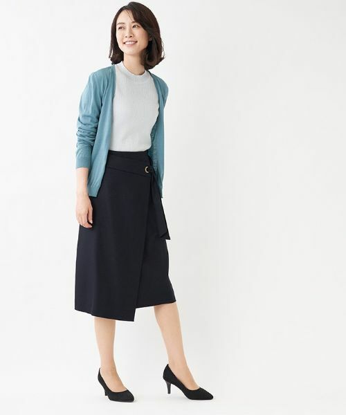 Leilian PLUS HOUSE / レリアンプラスハウス ニット・セーター | ラメハイネックリブニット | 詳細13