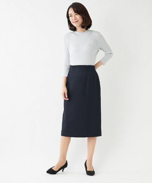 Leilian PLUS HOUSE / レリアンプラスハウス ニット・セーター | ラメハイネックリブニット | 詳細16