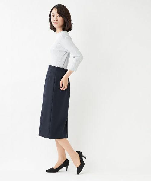 Leilian PLUS HOUSE / レリアンプラスハウス ニット・セーター | ラメハイネックリブニット | 詳細17