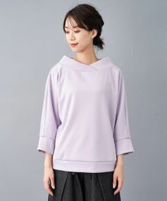 Leilian PLUS HOUSE / レリアンプラスハウス スウェット | オフネックプルオーバー