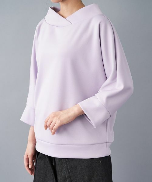 Leilian PLUS HOUSE / レリアンプラスハウス スウェット | オフネックプルオーバー | 詳細1