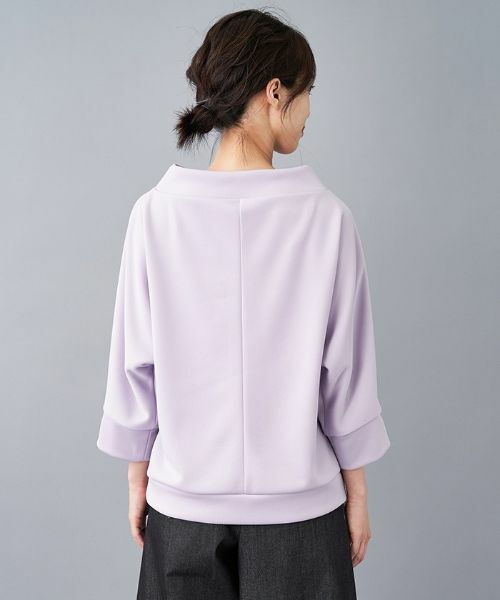 Leilian PLUS HOUSE / レリアンプラスハウス スウェット | オフネックプルオーバー | 詳細3