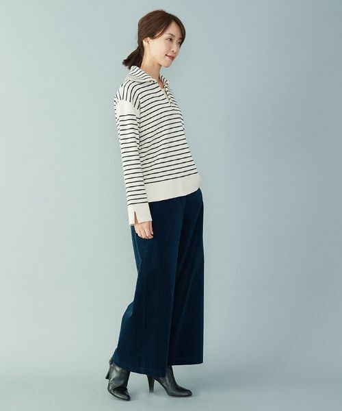 Leilian PLUS HOUSE / レリアンプラスハウス その他パンツ | コーデュロイワイドパンツ【leilian the week】 | 詳細5