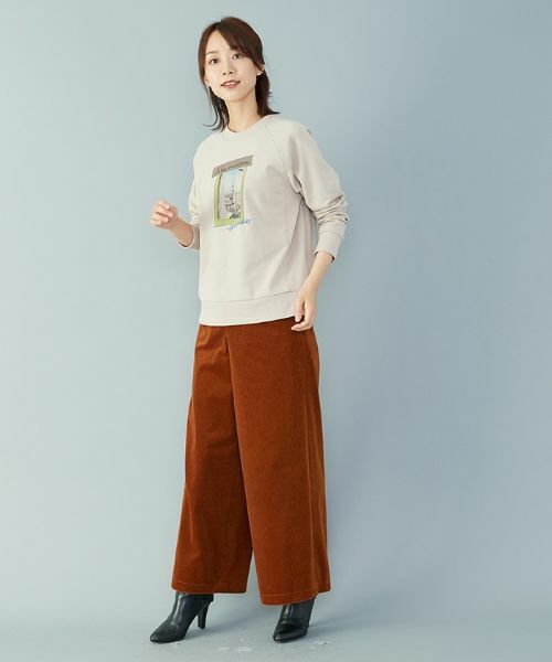 Leilian PLUS HOUSE / レリアンプラスハウス その他パンツ | コーデュロイワイドパンツ【leilian the week】 | 詳細7