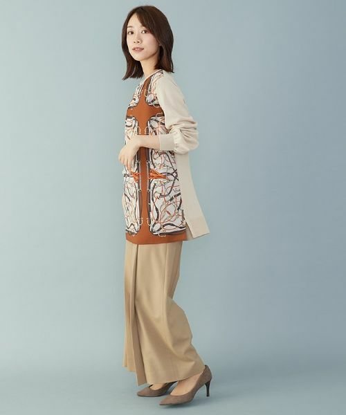 Leilian PLUS HOUSE / レリアンプラスハウス その他パンツ | タックワイドパンツ【leilian the week】 | 詳細6