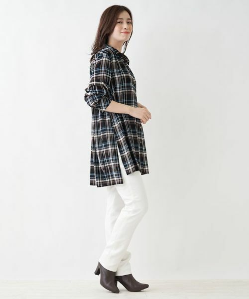 Leilian PLUS HOUSE / レリアンプラスハウス シャツ・ブラウス | チェック柄ブラウス【プラス企画】 | 詳細17