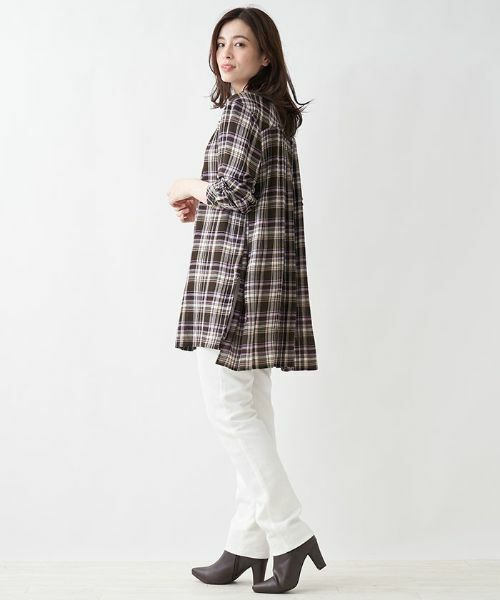 Leilian PLUS HOUSE / レリアンプラスハウス シャツ・ブラウス | チェック柄ブラウス【プラス企画】 | 詳細8