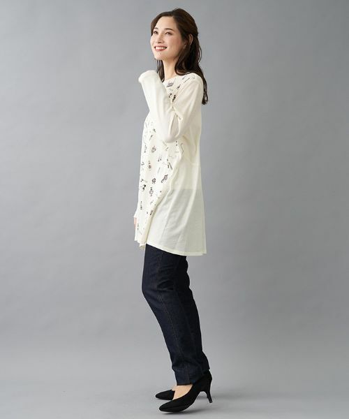 Leilian PLUS HOUSE / レリアンプラスハウス シャツ・ブラウス | モチーフプリントチュニック | 詳細9