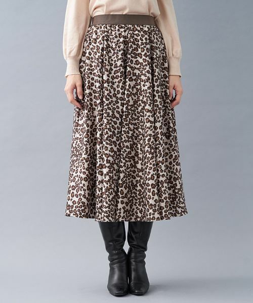 Leilian PLUS HOUSE / レリアンプラスハウス ミニ・ひざ丈スカート | フレアスカート【ウインターコレクション】 | 詳細3