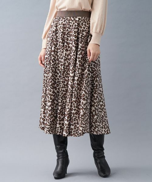 Leilian PLUS HOUSE / レリアンプラスハウス ミニ・ひざ丈スカート | フレアスカート【ウインターコレクション】 | 詳細4