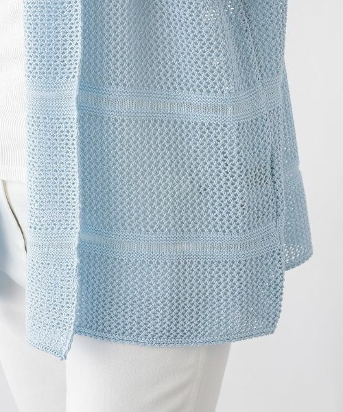 Leilian PLUS HOUSE / レリアンプラスハウス テーラードジャケット | メッシュ編みベスト | 詳細11