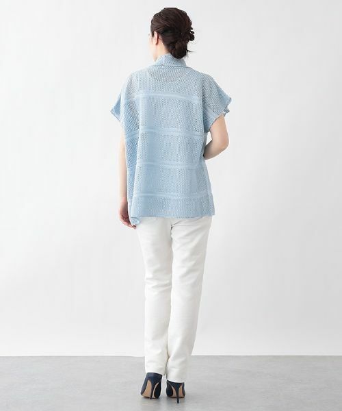 Leilian PLUS HOUSE / レリアンプラスハウス テーラードジャケット | メッシュ編みベスト | 詳細14