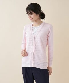 Leilian PLUS HOUSE / レリアンプラスハウス カーディガン・ボレロ | Vネックニットカーディガン【CORSINI & PROTI】