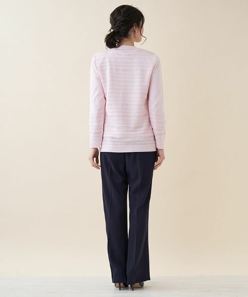 Leilian PLUS HOUSE / レリアンプラスハウス カーディガン・ボレロ | Vネックニットカーディガン【CORSINI & PROTI】 | 詳細14