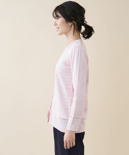 Leilian PLUS HOUSE / レリアンプラスハウス カーディガン・ボレロ | Vネックニットカーディガン【CORSINI & PROTI】 | 詳細16