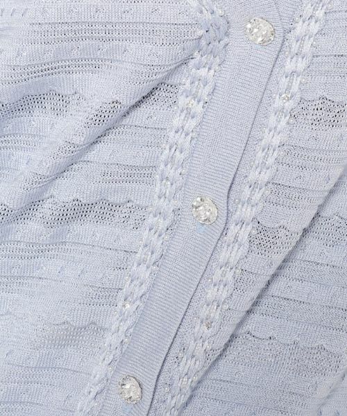 Leilian PLUS HOUSE / レリアンプラスハウス カーディガン・ボレロ | Vネックニットカーディガン【CORSINI & PROTI】 | 詳細23