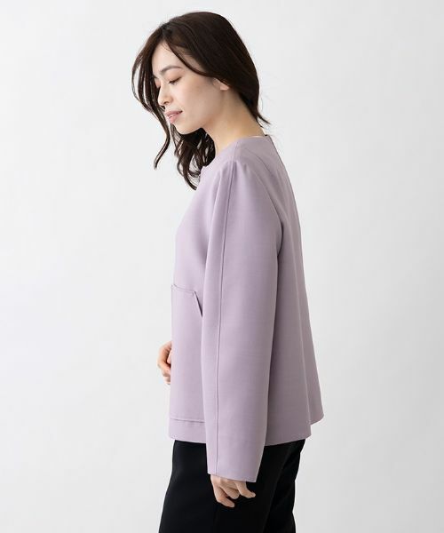 Leilian PLUS HOUSE / レリアンプラスハウス テーラードジャケット | ノーカラージャケット【ROCHAS Premiere】 | 詳細2