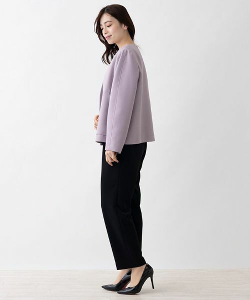 Leilian PLUS HOUSE / レリアンプラスハウス テーラードジャケット | ノーカラージャケット【ROCHAS Premiere】 | 詳細5