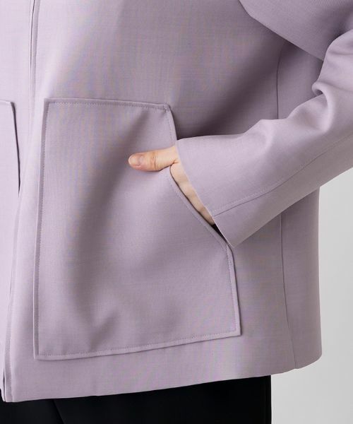 Leilian PLUS HOUSE / レリアンプラスハウス テーラードジャケット | ノーカラージャケット【ROCHAS Premiere】 | 詳細8