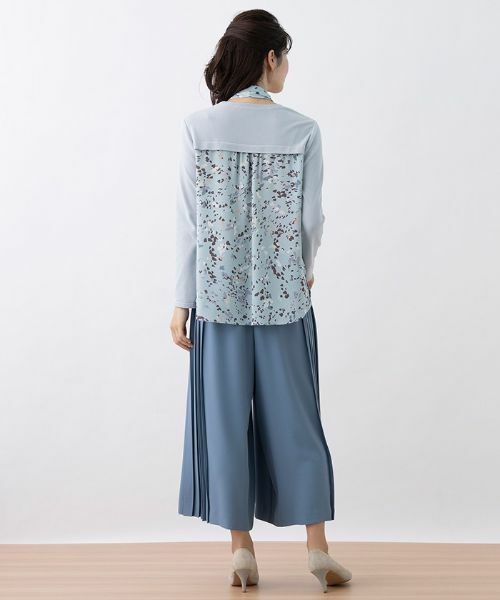 Leilian PLUS HOUSE / レリアンプラスハウス シャツ・ブラウス | 異素材切り替えボウタイブラウス | 詳細16