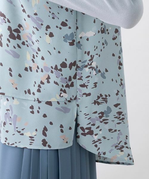 Leilian PLUS HOUSE / レリアンプラスハウス シャツ・ブラウス | 異素材切り替えボウタイブラウス | 詳細19