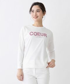 Leilian PLUS HOUSE / レリアンプラスハウス Tシャツ | ロゴロングスリーブカットソー