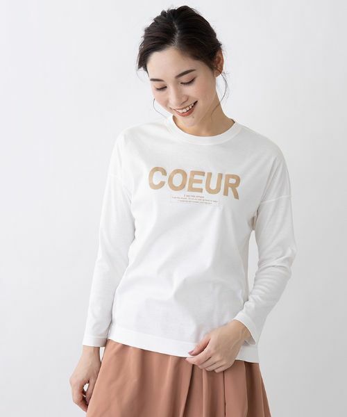 Leilian PLUS HOUSE / レリアンプラスハウス Tシャツ | ロゴロングスリーブカットソー | 詳細2