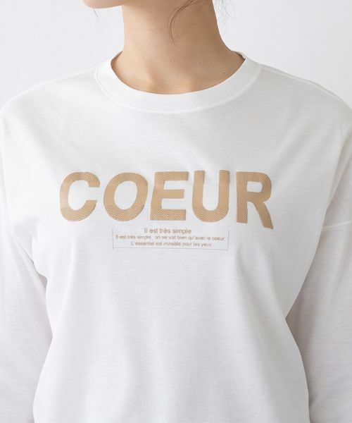 Leilian PLUS HOUSE / レリアンプラスハウス Tシャツ | ロゴロングスリーブカットソー | 詳細9