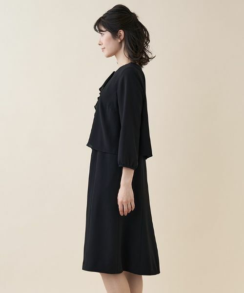 Leilian PLUS HOUSE / レリアンプラスハウス ドレス | 【ブラックフォーマル】2WAYスーツ　ノーカラージャケット＆ワンピース | 詳細10
