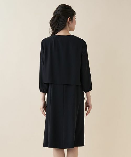 Leilian PLUS HOUSE / レリアンプラスハウス ドレス | 【ブラックフォーマル】2WAYスーツ　ノーカラージャケット＆ワンピース | 詳細12