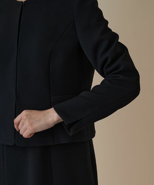 Leilian PLUS HOUSE / レリアンプラスハウス ドレス | 【ブラックフォーマル】2WAYスーツ　ノーカラージャケット＆ワンピース | 詳細14