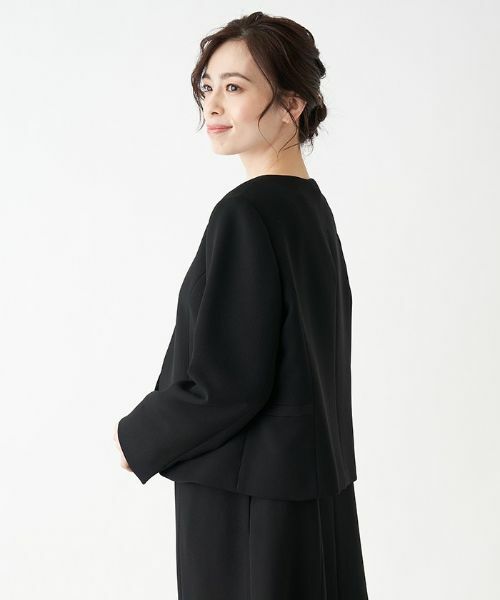 Leilian PLUS HOUSE / レリアンプラスハウス ドレス | 【ブラックフォーマル】2WAYスーツ　ノーカラージャケット＆ワンピース | 詳細3