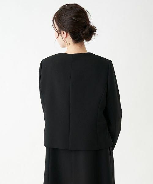 Leilian PLUS HOUSE / レリアンプラスハウス ドレス | 【ブラックフォーマル】2WAYスーツ　ノーカラージャケット＆ワンピース | 詳細4