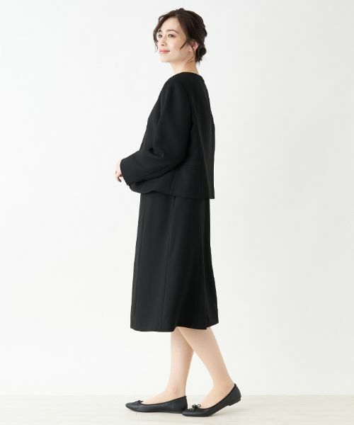 Leilian PLUS HOUSE / レリアンプラスハウス ドレス | 【ブラックフォーマル】2WAYスーツ　ノーカラージャケット＆ワンピース | 詳細6