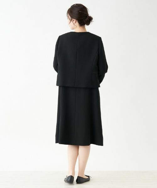 Leilian PLUS HOUSE / レリアンプラスハウス ドレス | 【ブラックフォーマル】2WAYスーツ　ノーカラージャケット＆ワンピース | 詳細7