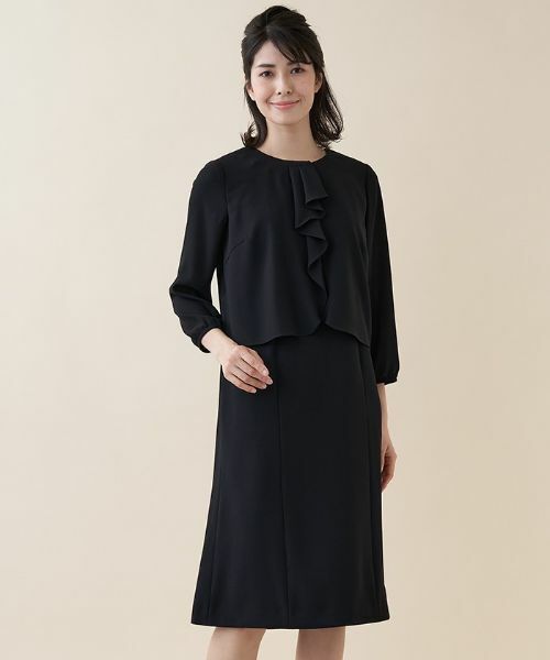 Leilian PLUS HOUSE / レリアンプラスハウス ドレス | 【ブラックフォーマル】2WAYスーツ　ノーカラージャケット＆ワンピース | 詳細8