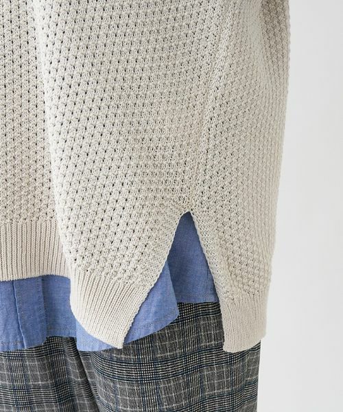 Leilian PLUS HOUSE / レリアンプラスハウス テーラードジャケット | チェニック丈ベスト | 詳細10