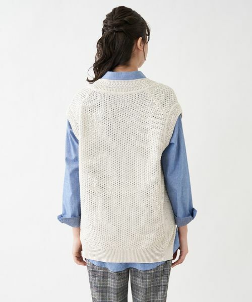 Leilian PLUS HOUSE / レリアンプラスハウス テーラードジャケット | チェニック丈ベスト | 詳細2