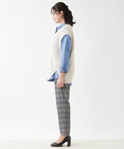 Leilian PLUS HOUSE / レリアンプラスハウス テーラードジャケット | チェニック丈ベスト | 詳細4