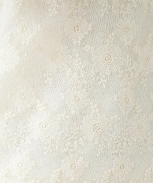 Leilian PLUS HOUSE / レリアンプラスハウス カーディガン・ボレロ | レース切り替えカーディガン | 詳細6