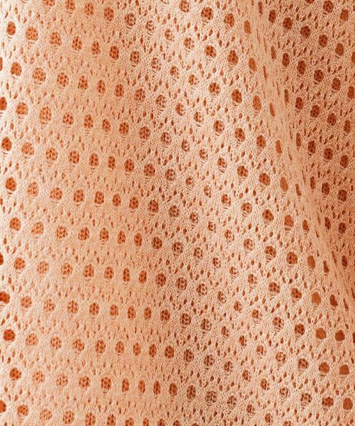 Leilian PLUS HOUSE / レリアンプラスハウス カーディガン・ボレロ | 透かし編み7分袖トッパーカーディガン | 詳細14