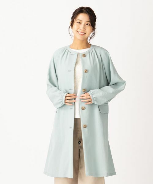 Leilian PLUS HOUSE / レリアンプラスハウス その他アウター | ノーカラースプリングコート | 詳細3