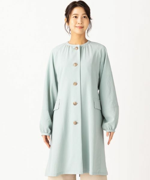 Leilian PLUS HOUSE / レリアンプラスハウス その他アウター | ノーカラースプリングコート | 詳細4