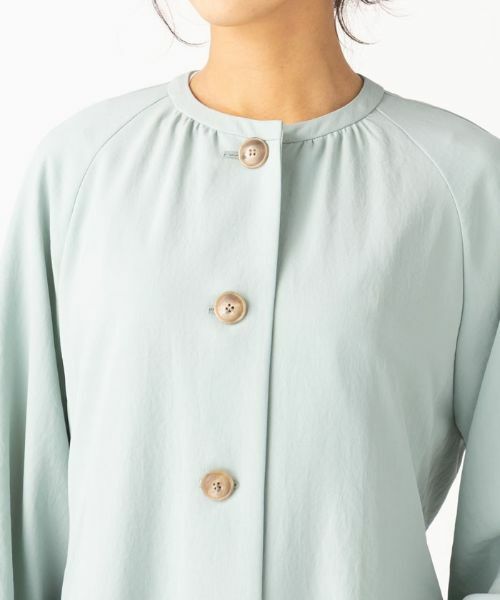 Leilian PLUS HOUSE / レリアンプラスハウス その他アウター | ノーカラースプリングコート | 詳細7