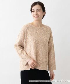 Leilian PLUS HOUSE / レリアンプラスハウス ニット・セーター | コットンクルーネックニットプルオーバー