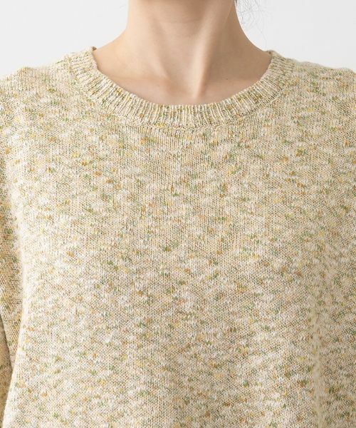 Leilian PLUS HOUSE / レリアンプラスハウス ニット・セーター | コットンクルーネックニットプルオーバー | 詳細7