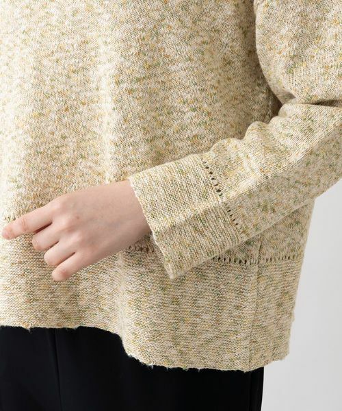 Leilian PLUS HOUSE / レリアンプラスハウス ニット・セーター | コットンクルーネックニットプルオーバー | 詳細8