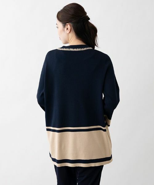 Leilian PLUS HOUSE / レリアンプラスハウス ニット・セーター | ハイゲージニットプルオーバー | 詳細3