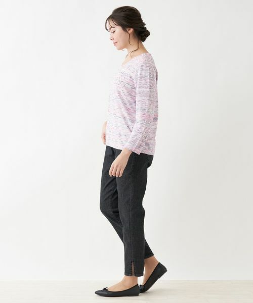 Leilian PLUS HOUSE / レリアンプラスハウス ニット・セーター | カラーメランジトップス | 詳細3